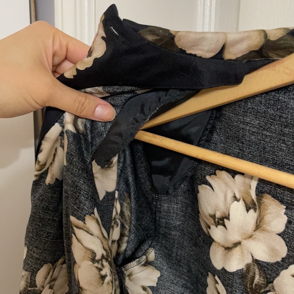 Rena Rowan Rayon Vintage Floral Lightweight Blazer - Picture 4 of 5